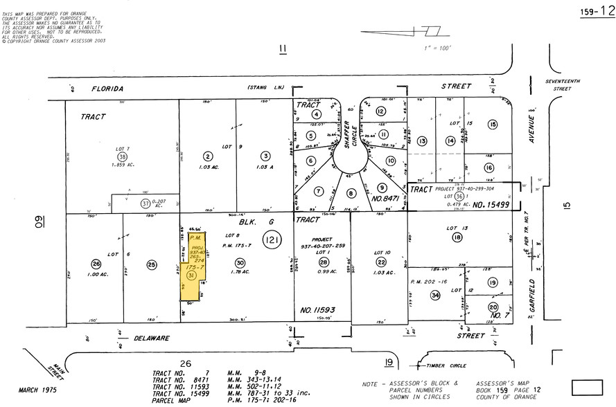 18800 Delaware St, Huntington Beach, CA à louer - Plan cadastral – Image 2 sur 33