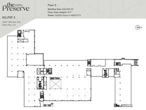 3425 Hillview Ave, Palo Alto, CA à louer Plan d’étage– Image 2 sur 3