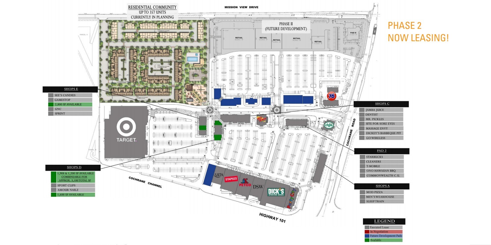 1100 Cochrane Rd, Morgan Hill, CA à louer Plan de site– Image 1 sur 1
