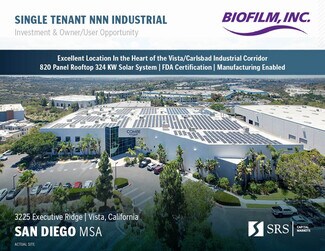 Plus de détails pour 3225 Executive Ridge, Vista, CA - Industriel/Logistique à vendre