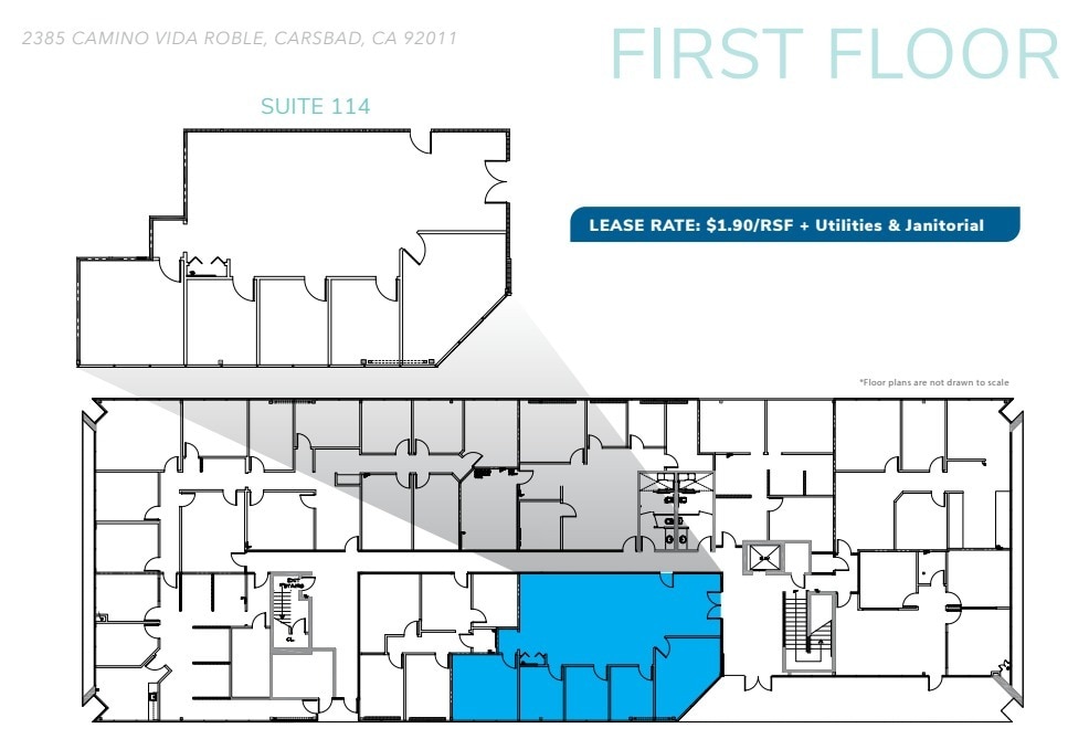 2385 Camino Vida Roble, Carlsbad, CA à louer Plan d’étage– Image 1 sur 1