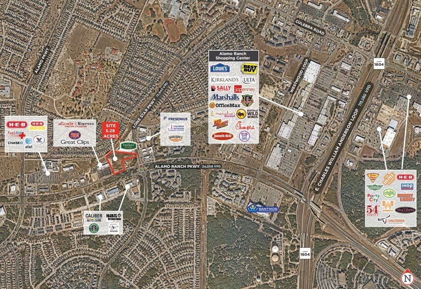 Alamo Ranch Pky & Lonestar Pky, San Antonio, TX à vendre - Aérien – Image 2 sur 3