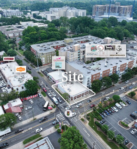1301 East Blvd, Charlotte, NC à louer - Photo de l’immeuble – Image 3 sur 4