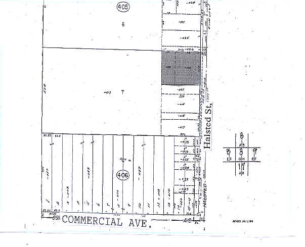 104 S Halsted St, Chicago Heights, IL à vendre - Plan cadastral – Image 2 sur 6