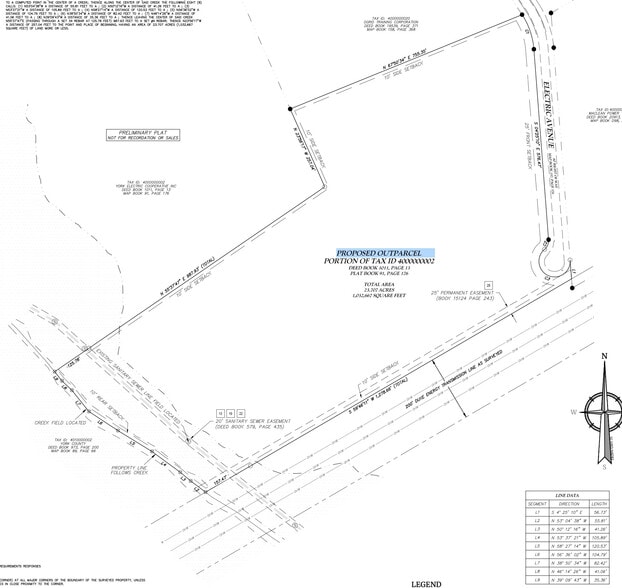 Electric Ave, York, SC à vendre - Plan cadastral – Image 2 sur 2