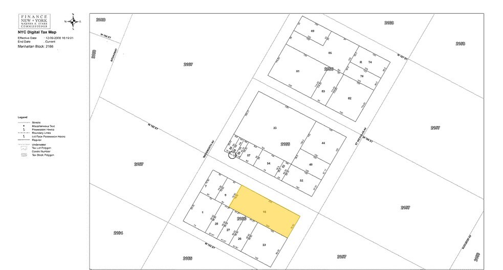 1493-1495 St Nicholas Ave, New York, NY à louer - Plan cadastral – Image 1 sur 6