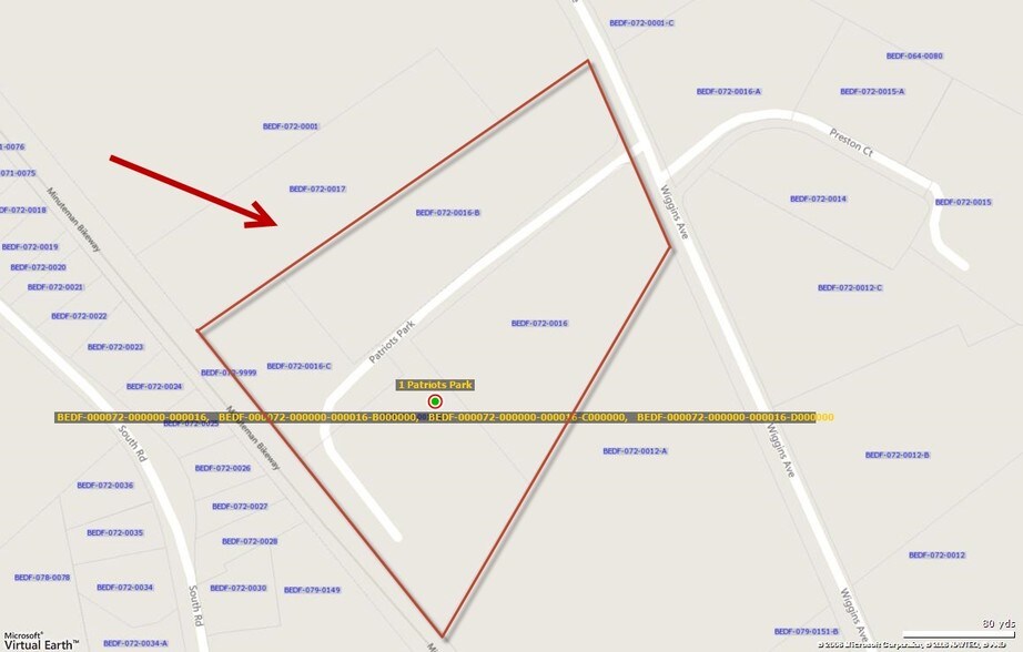 1 Patriots Park, Bedford, MA à louer - Plan cadastral – Image 2 sur 4