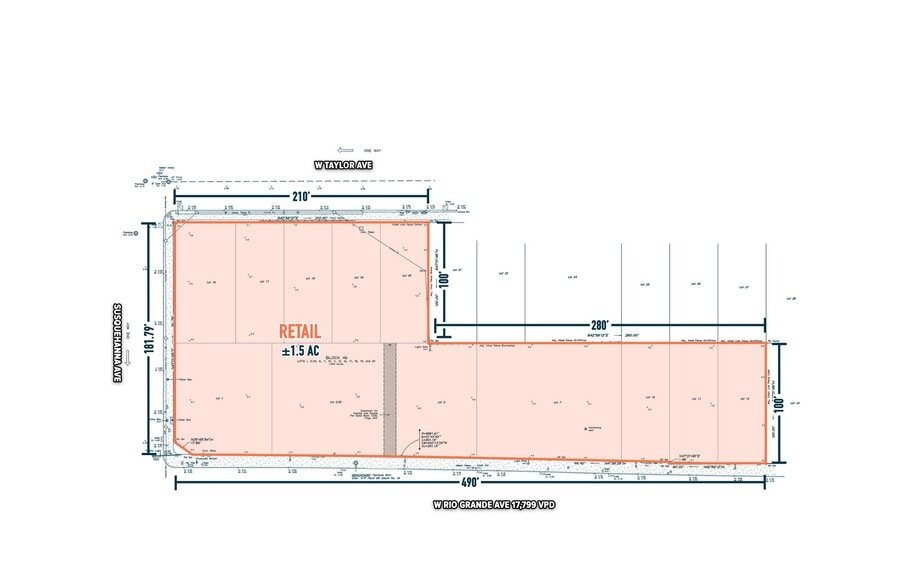 437-447 W Rio Grande Ave, Wildwood, NJ à louer - Plan de site – Image 2 sur 2