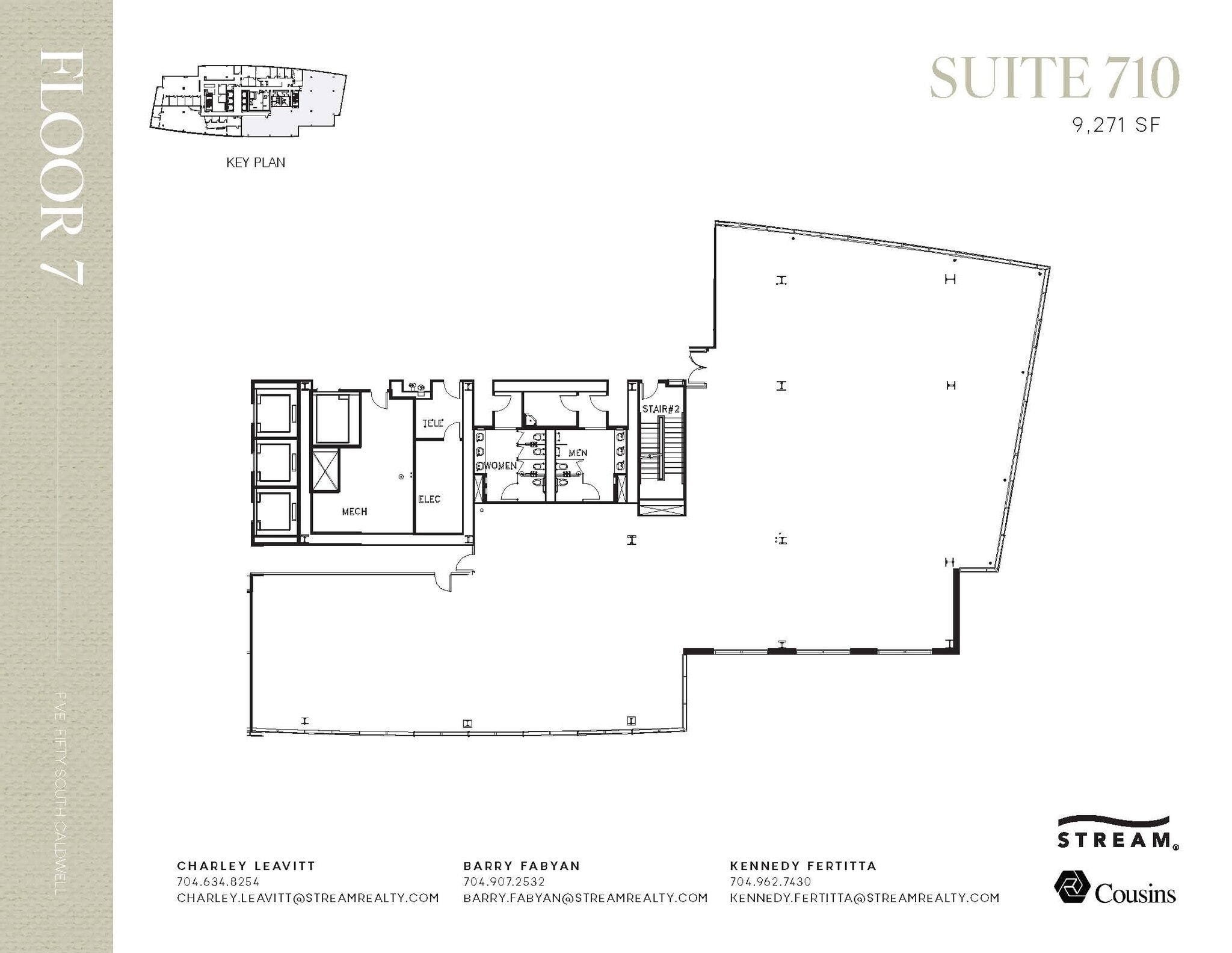 550 S Caldwell St, Charlotte, NC à louer Plan d’étage– Image 1 sur 1