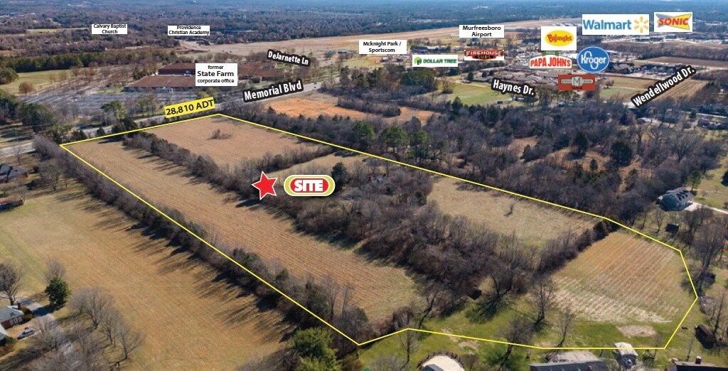 2633 Memorial Blvd, Murfreesboro, TN à vendre Photo de l’immeuble– Image 1 sur 3