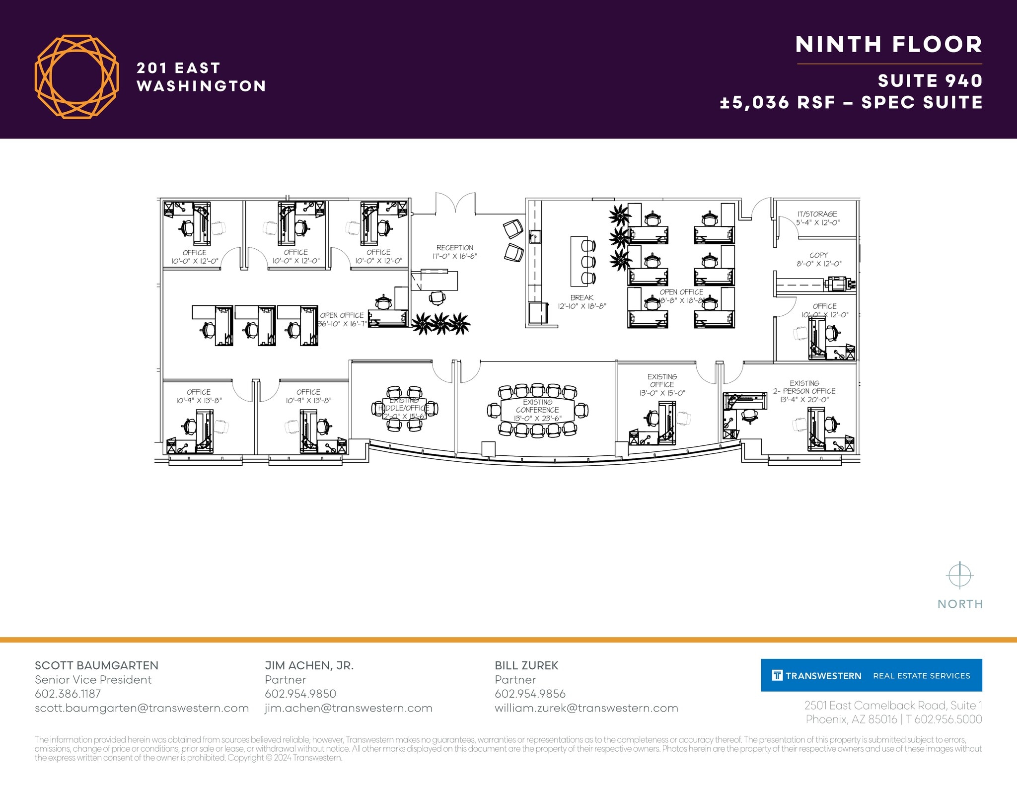 201 E Washington St, Phoenix, AZ à louer Plan de site– Image 1 sur 1