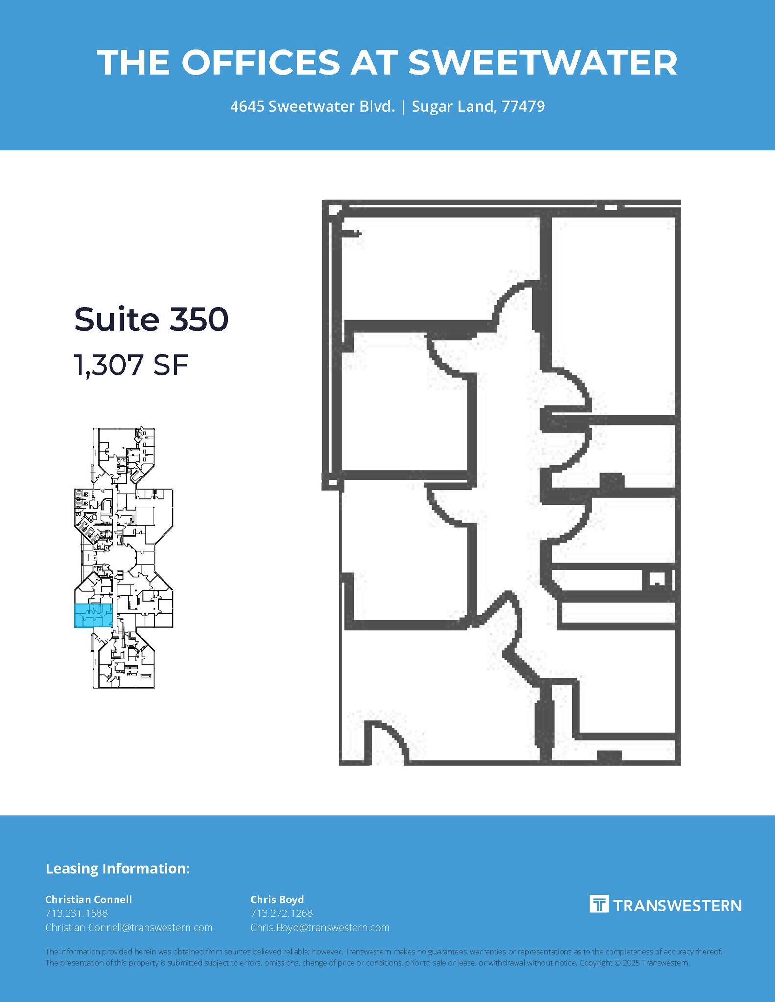 4675 Sweetwater Blvd, Sugar Land, TX à louer Plan d’étage– Image 1 sur 1