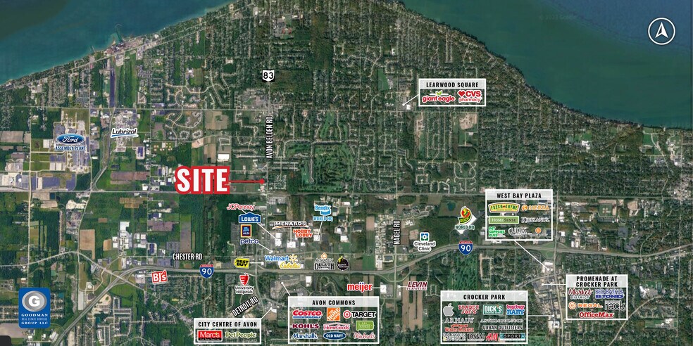 732 Avon Belden Rd, Avon Lake, OH à vendre - Aérien – Image 3 sur 4