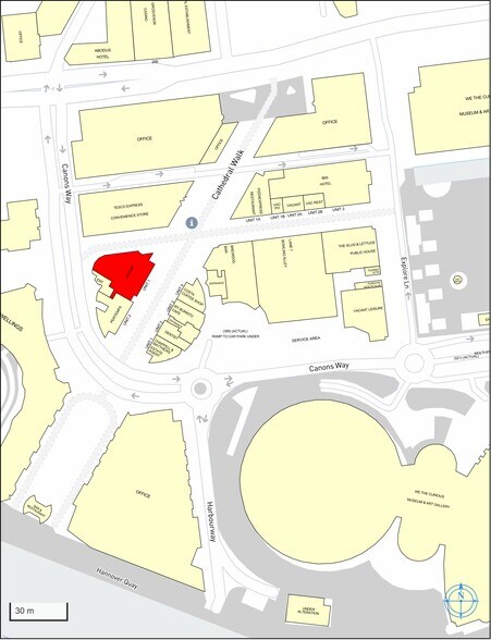 Cathedral Walk, Bristol à louer - Carte Goad – Image 3 sur 5