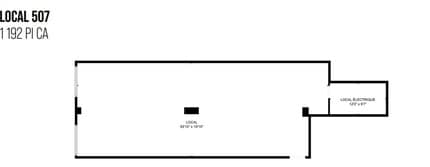 6600 Rue Saint-Urbain, Montréal, QC à louer Plan d’étage– Image 1 sur 1