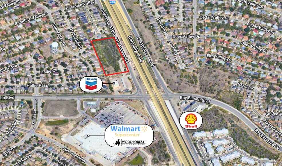 Ray Ellison Blvd. at Loop 410 SW, San Antonio, TX à vendre - Aérien – Image 1 sur 1