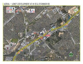 11726 N IH-35, San Antonio, TX - Vue aérienne vue de carte