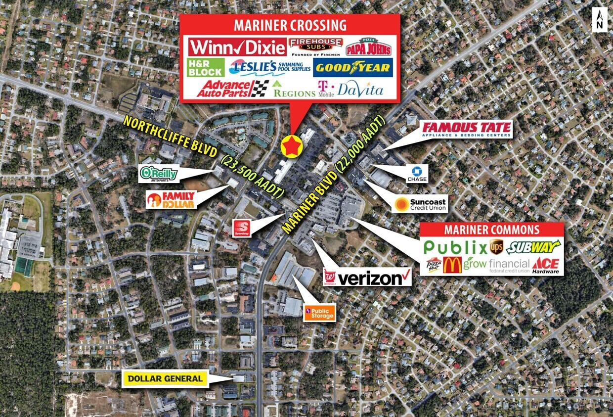 4185 Mariner Blvd, Spring Hill, FL à louer Aérien– Image 1 sur 2