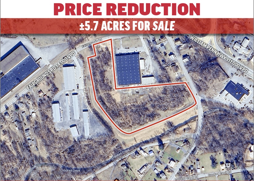 Fairgrounds Rd, Huntingdon, PA à vendre - Photo principale – Image 1 sur 1