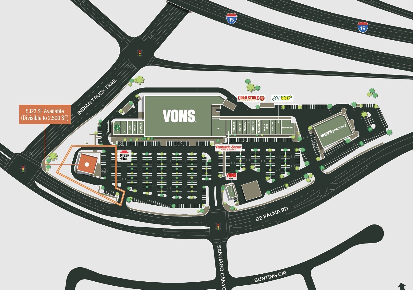 11764 De Palma Rd, Corona, CA à louer Plan de site– Image 1 sur 1