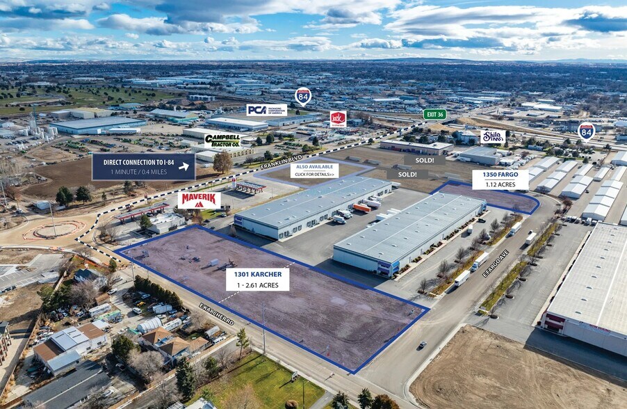 1301 E Karcher Rd, Nampa, ID à vendre - Aérien – Image 2 sur 5