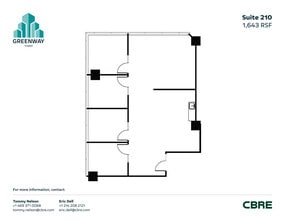 1231 Greenway Dr, Irving, TX à louer Plan d’étage– Image 1 sur 1