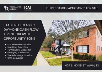 Plus de détails pour 404 S Hood St, Alvin, TX - Logement à vendre