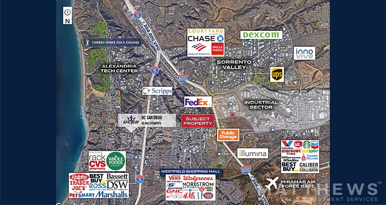 5266 Eastgate Mall, San Diego, CA à louer - Photo de l’immeuble – Image 2 sur 2