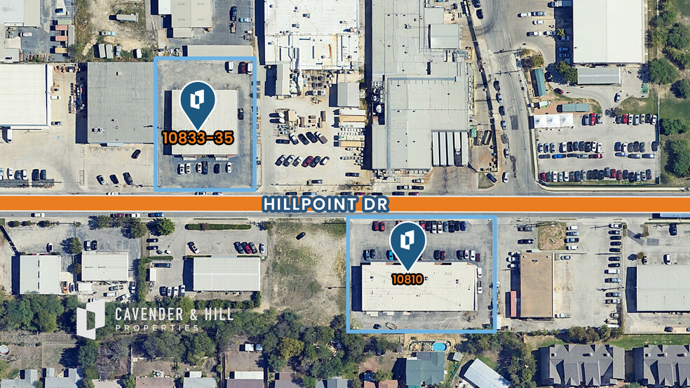 10800-10812 Hillpoint Dr, San Antonio, TX à louer - Aérien – Image 2 sur 3