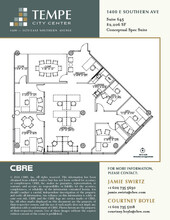 1400 E Southern Ave, Tempe, AZ à louer Plan d’étage– Image 1 sur 2