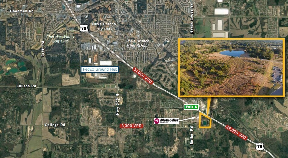 10920 Old Hwy 78, Olive Branch, MS à vendre Photo principale– Image 1 sur 13
