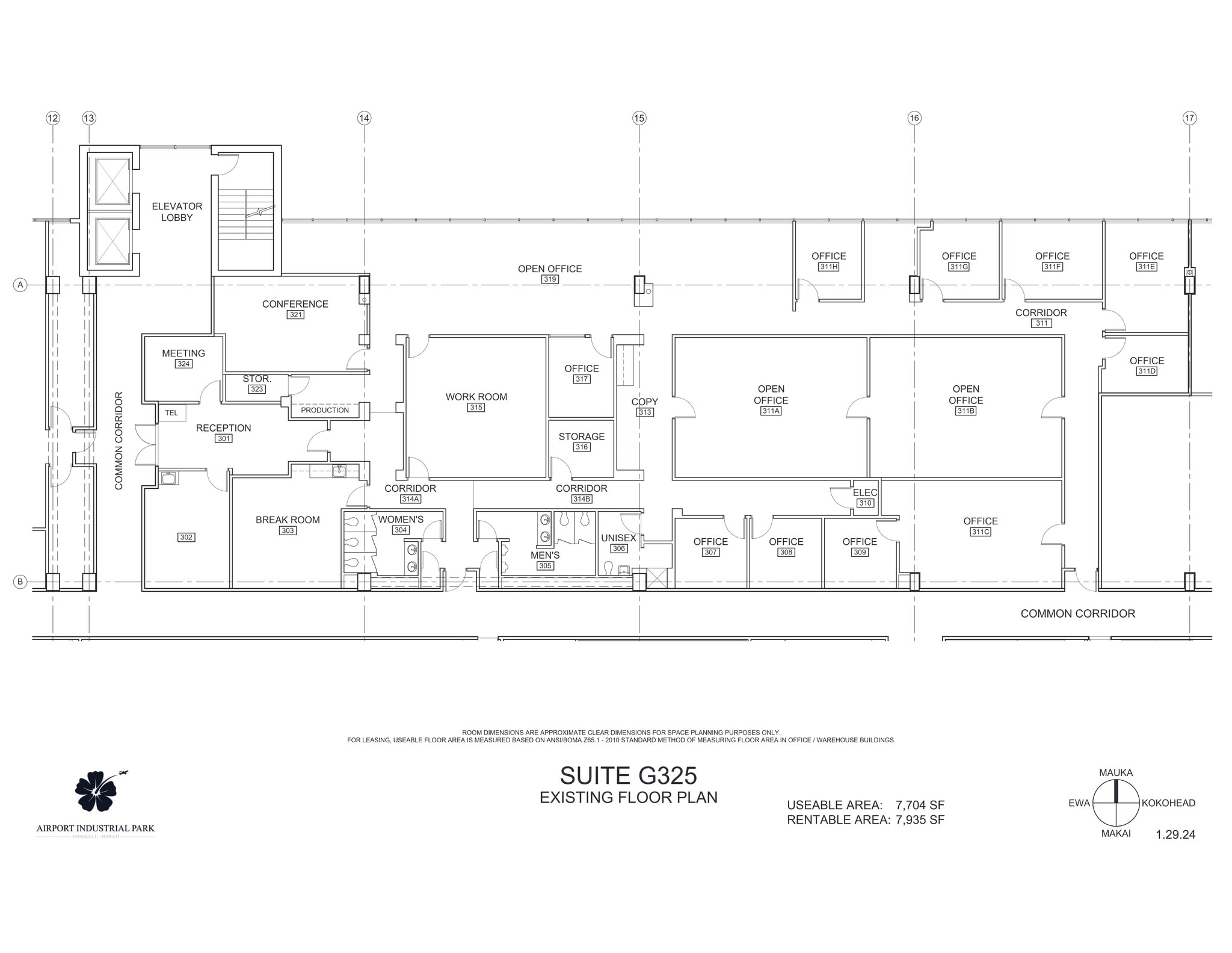 3375 Koapaka St, Honolulu, HI à louer Plan de site– Image 1 sur 3