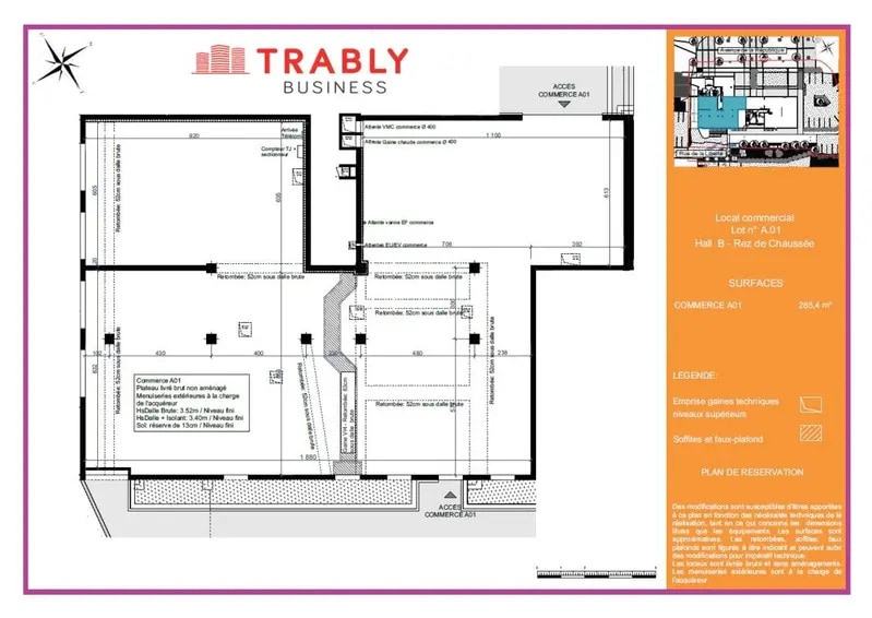 Local commercial dans Saint-Genis-Pouilly à vendre - Plan d’étage – Image 2 sur 8