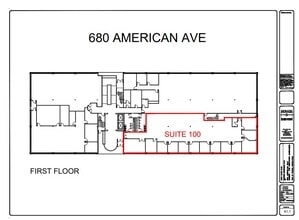 660 American Ave, King Of Prussia, PA à louer Plan d’étage– Image 1 sur 1