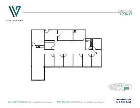 2850 Lake Vista Dr, Lewisville, TX à louer Plan d’étage– Image 1 sur 2