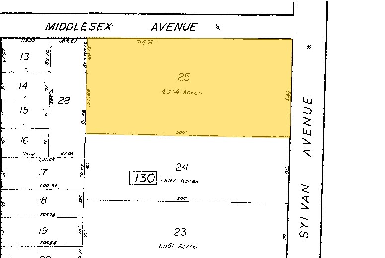 140 Sylvan Ave, Englewood Cliffs, NJ à louer - Plan cadastral – Image 2 sur 6