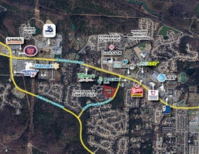 Cantrell Road & Chenonceau Blvd, Little Rock, AR - VUE AÉRIENNE  vue de carte