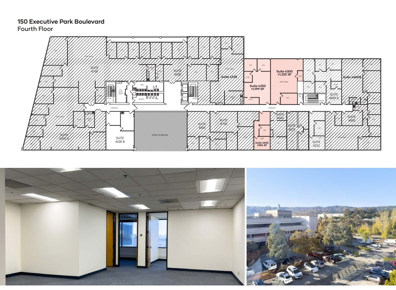 150 Executive Park Blvd, San Francisco, CA à louer Plan d’étage– Image 1 sur 1