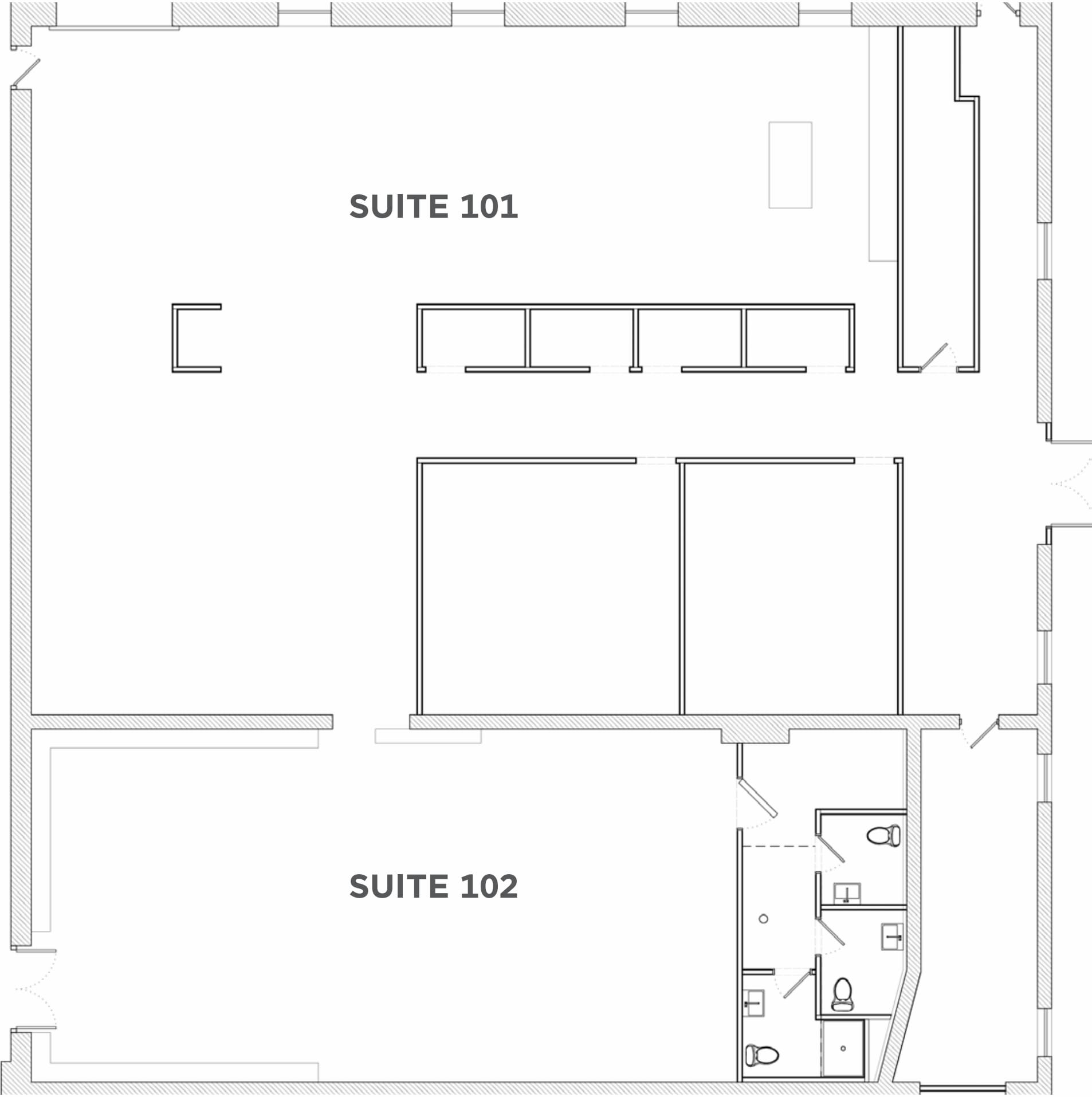 1821 W Hubbard St, Chicago, IL à louer Plan d’étage– Image 1 sur 25
