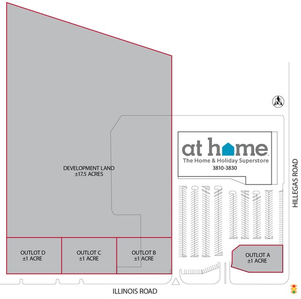 4120 Illinois Rd, Fort Wayne, IN à louer - Plan de site – Image 2 sur 2