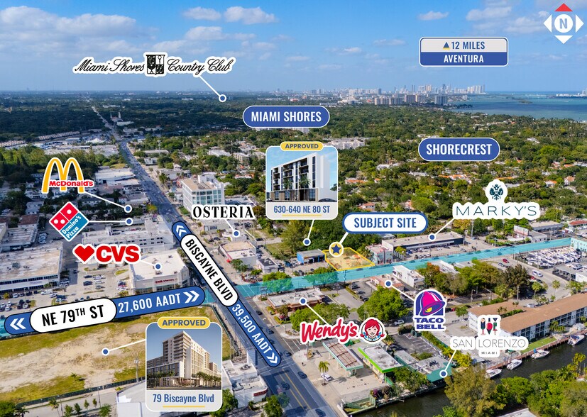 633 NE 79th St, Miami, FL à vendre - Aérien – Image 3 sur 12