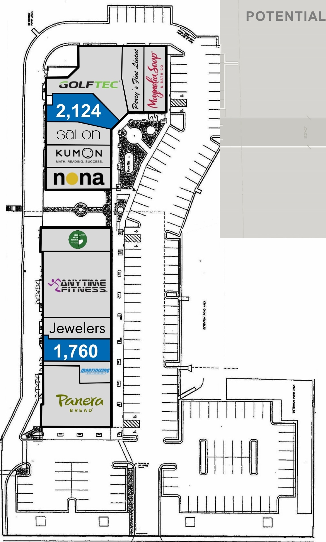 1300-1412 W Mequon Rd, Mequon, WI à louer Plan de site– Image 1 sur 1