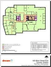 425 Bloor St E, Toronto, ON à louer Plan d’étage– Image 1 sur 1