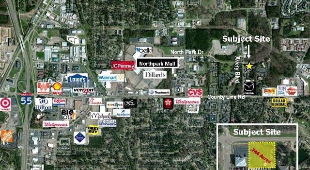 North Park Drive & Avery Blvd, Ridgeland, MS à vendre - Photo principale – Image 1 sur 1