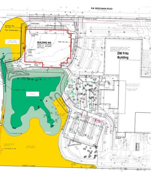 9900 SW Boeckman Rd, Wilsonville, OR à louer - Plan de site – Image 2 sur 2