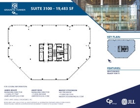 1099 18th St, Denver, CO à louer Plan d’étage– Image 1 sur 1
