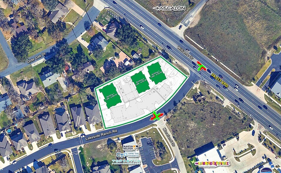 1004 Lakeside Ranch Rd, Georgetown, TX à vendre - Plan de site – Image 3 sur 6