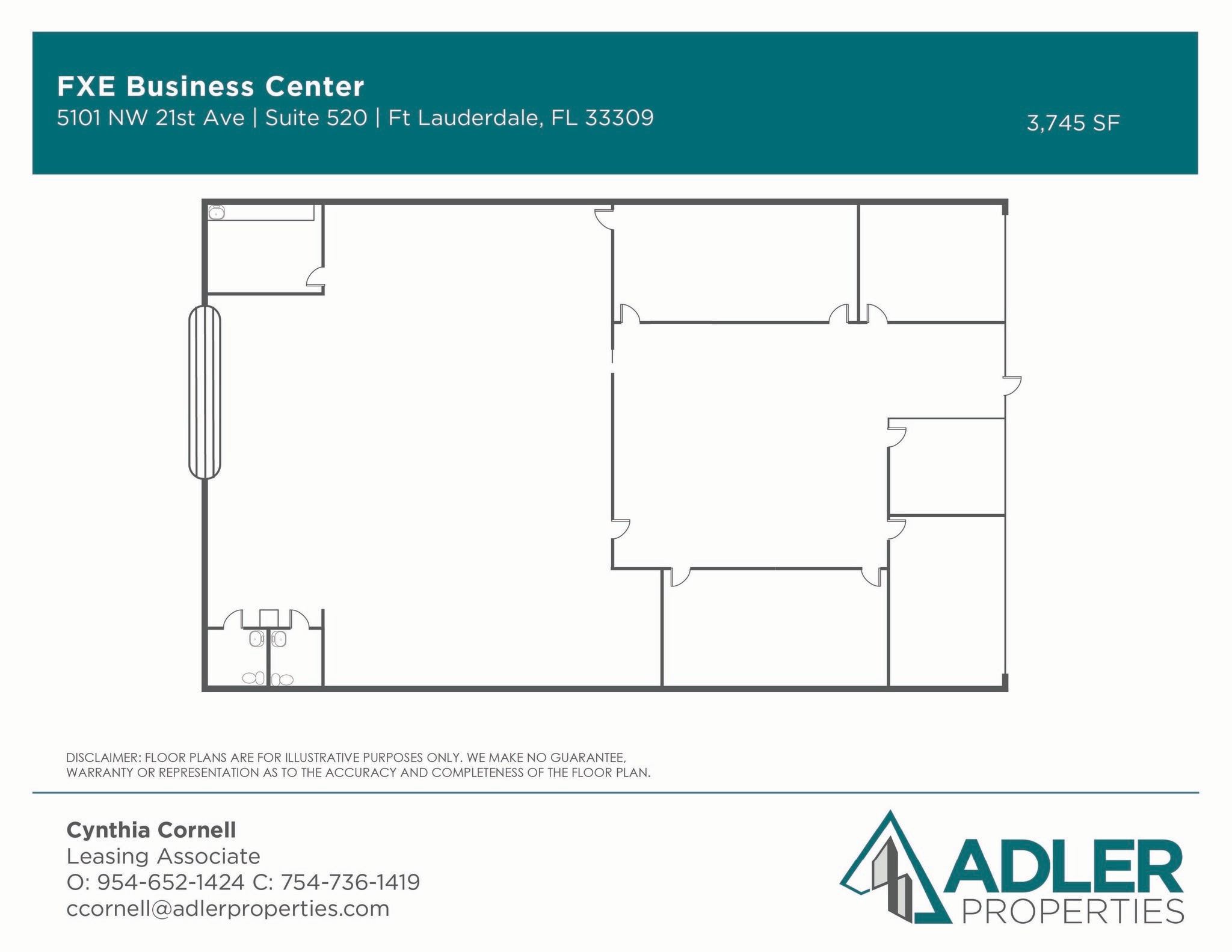 5101 NW 21st Ave, Fort Lauderdale, FL à louer Plan d’étage– Image 1 sur 6