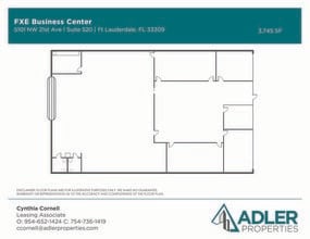 5101 NW 21st Ave, Fort Lauderdale, FL à louer Plan d’étage– Image 1 sur 6