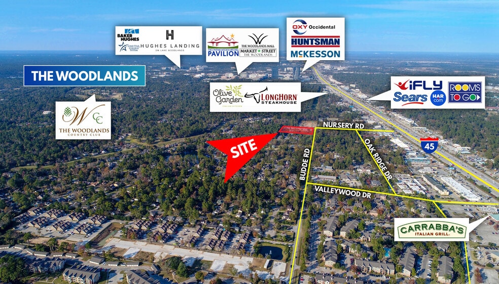 431 Nursery Rd, Spring, TX à louer - Aérien – Image 3 sur 6